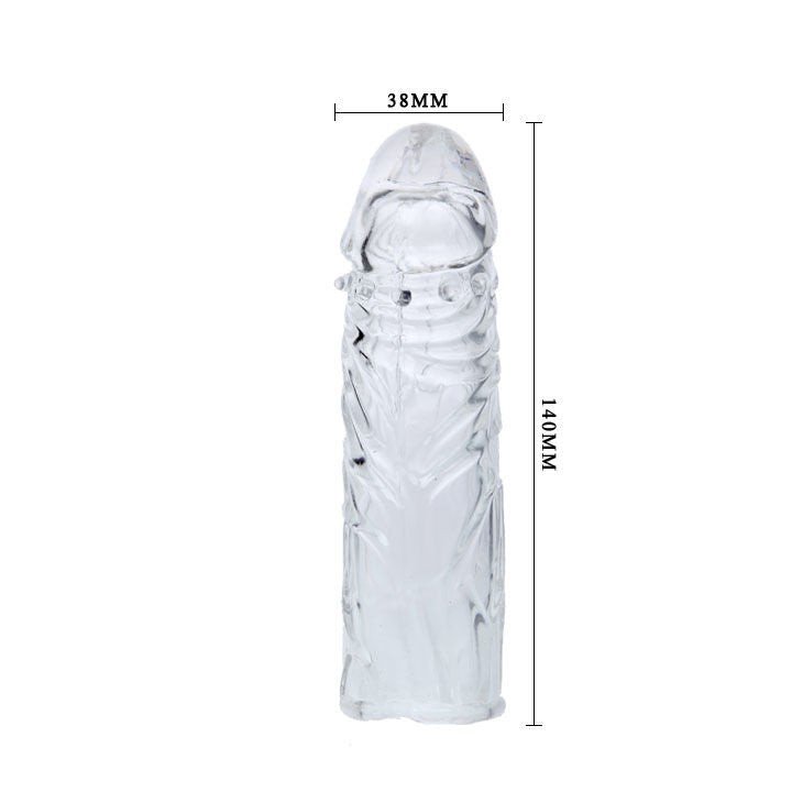Cobertura Peniana de silicone transparente 13cm - sentimentosocultos