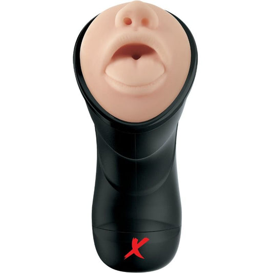 Garganta funda realista com vibração PDX ELITE STROKER - sentimentosocultos