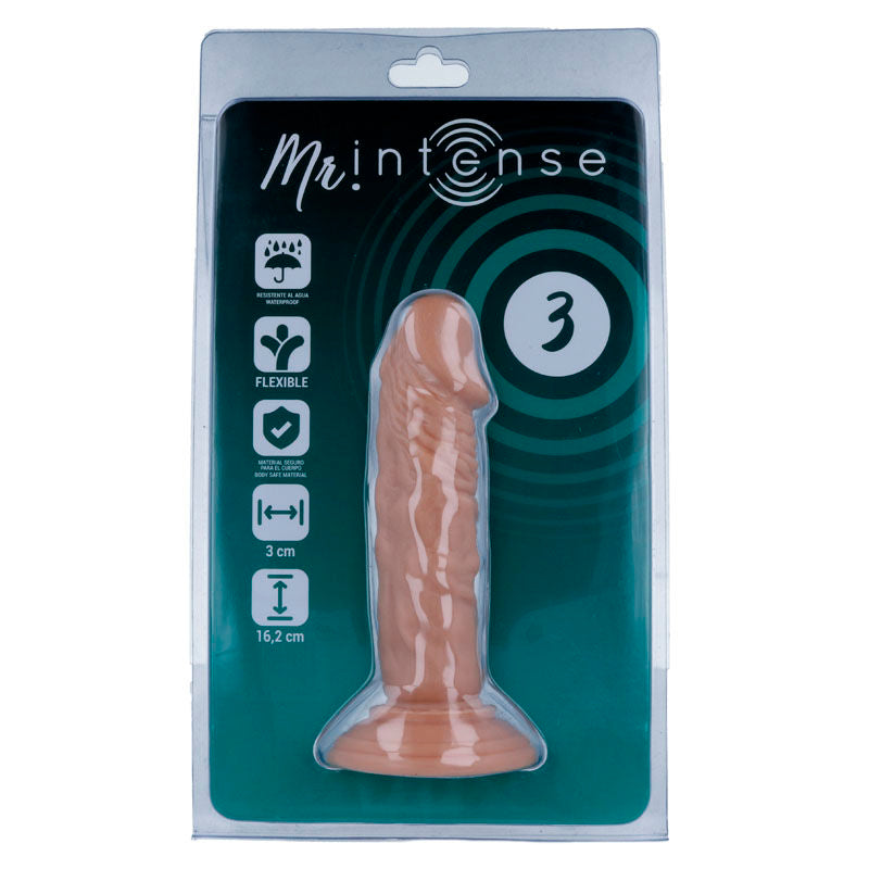Pénis realista MR INTENSE 3 - 16.2cm X 3cm - sentimentosocultos