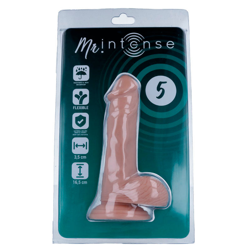 Pénis realista MR INTENSE 5 - 16.5 cm X 3.5cm - sentimentosocultos