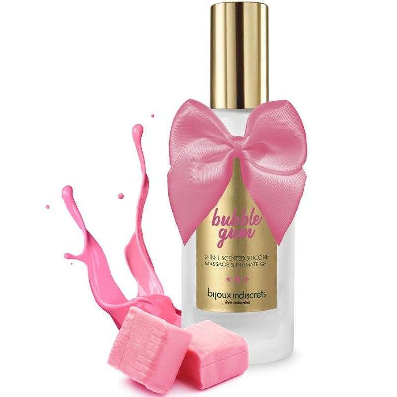 Gel de silicone 2 em 1 BIJOUX BUBBLE GUM - 100 ml - sentimentosocultos