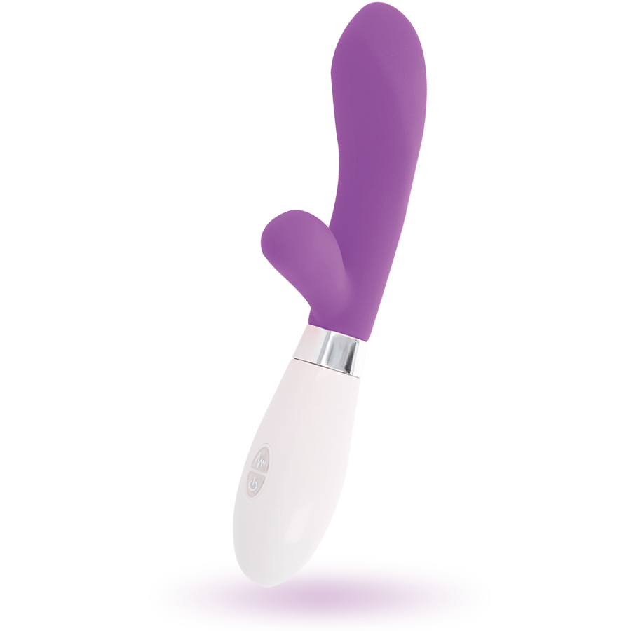 Vibrador Massajador de coelho GLOSSY JACKSON - Roxo - sentimentosocultos