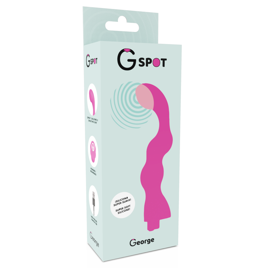Vibrador G-SPOT GEORGE - Rosa Gum - sentimentosocultos