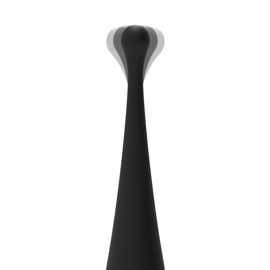 Vibrador Clitórico Orgástico de silicone BRILLY GLAM SPOT VIBE - Preto - sentimentosocultos
