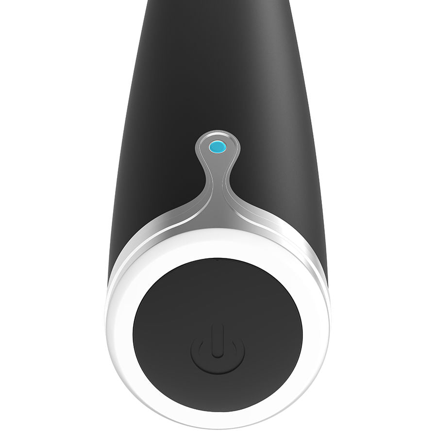 Vibrador Clitórico Orgástico de silicone BRILLY GLAM SPOT VIBE - Preto - sentimentosocultos