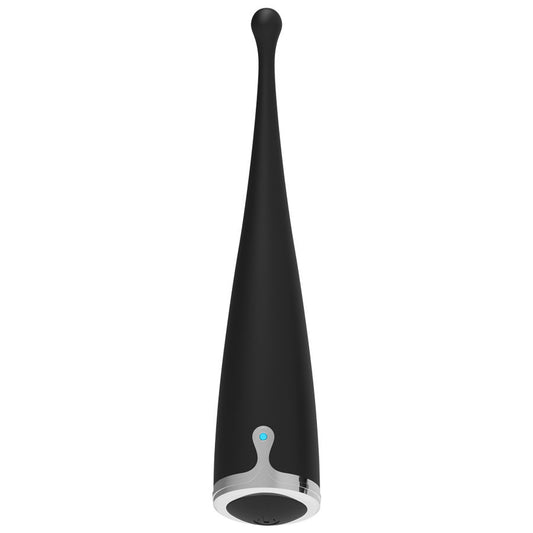 Vibrador Clitórico Orgástico de silicone BRILLY GLAM SPOT VIBE - Preto - sentimentosocultos