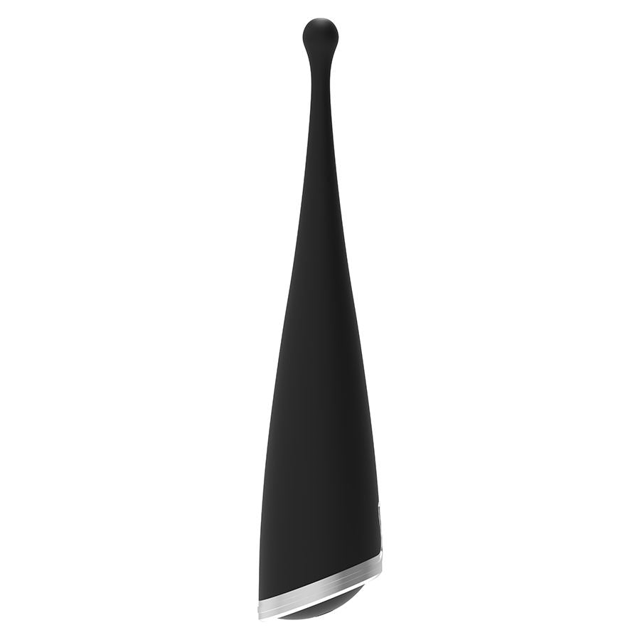 Vibrador Clitórico Orgástico de silicone BRILLY GLAM SPOT VIBE - Preto - sentimentosocultos