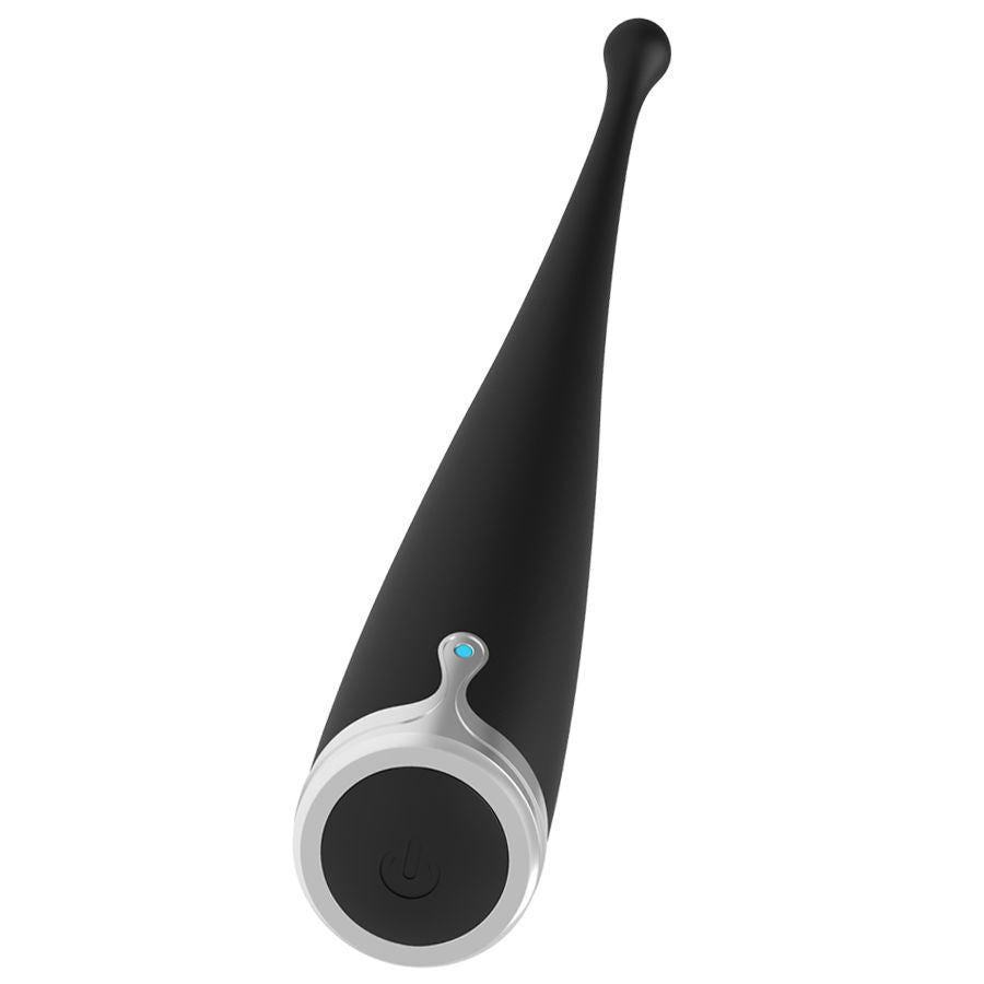 Vibrador Clitórico Orgástico de silicone BRILLY GLAM SPOT VIBE - Preto - sentimentosocultos