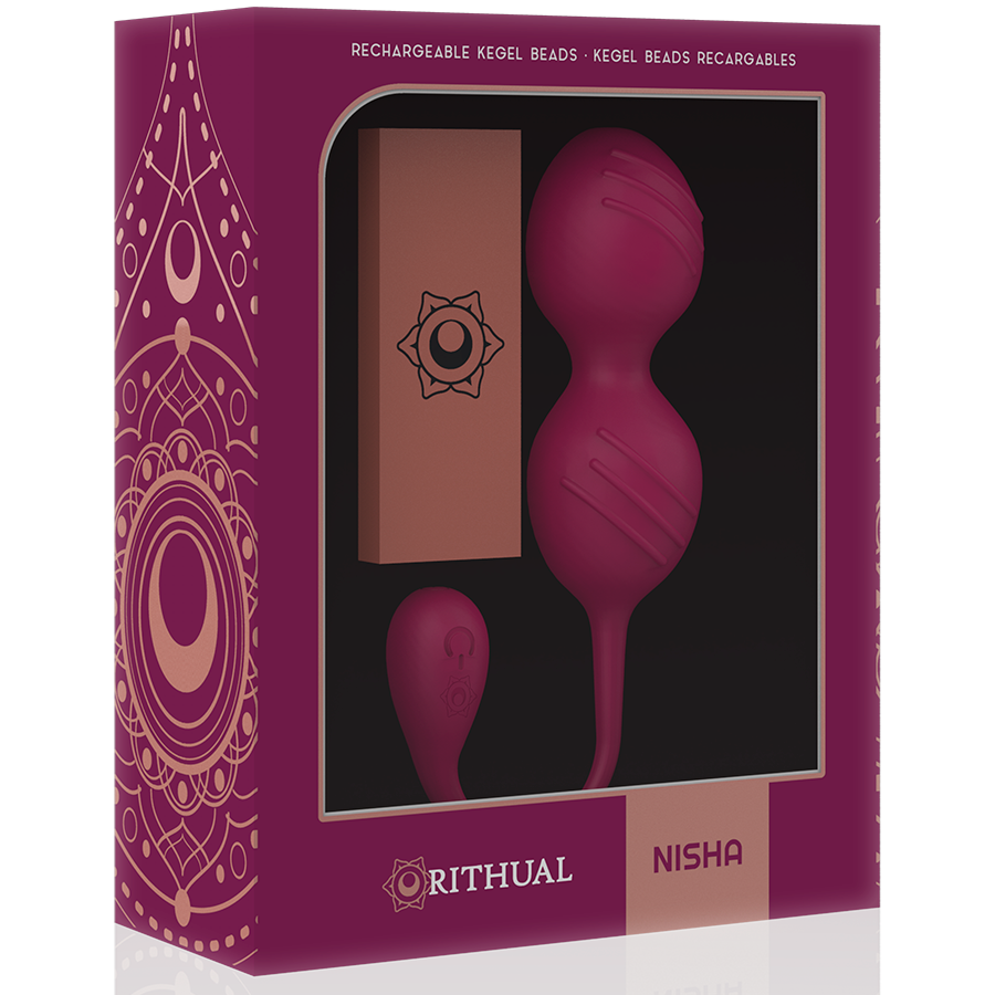 Bolas de Kegel recarregáveis RITHUAL NISHA ORQUIDEA - sentimentosocultos