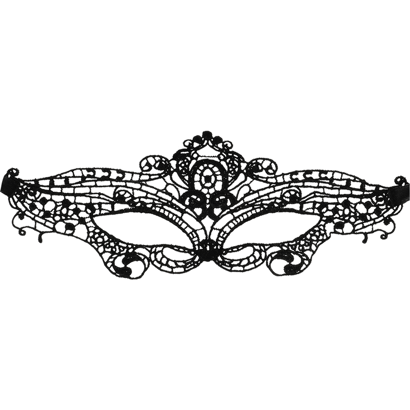 Máscara COQUETTE CHIC Desire Lace preta - sentimentosocultos
