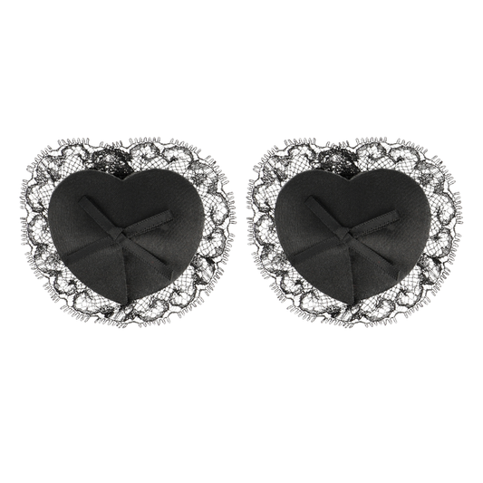 Tapa mamilos COQUETTE CHIC Desire Lace preto - sentimentosocultos
