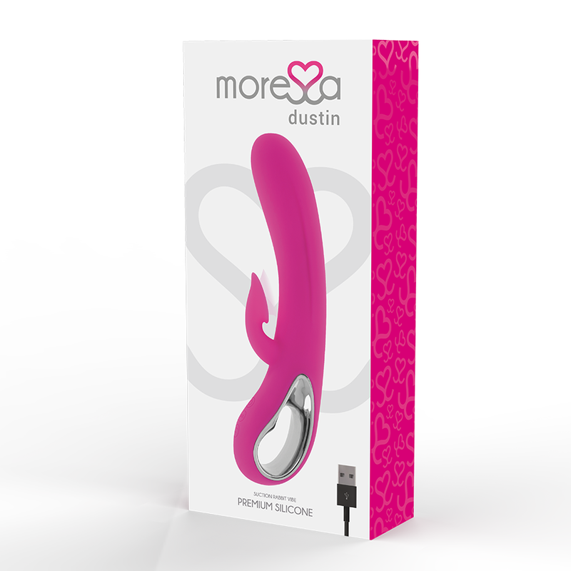 Vibrador de Silicone Premium MORESSA DUSTIN - Recarregável - sentimentosocultos