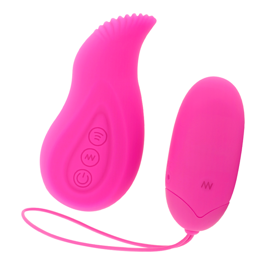 Ovo vibrador de silicone Premium com controlo remoto MORESSA - EDGAR - sentimentosocultos