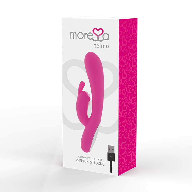 Vibrador de silicone recarregável - PREMIUM MORESSA TELMO - sentimentosocultos