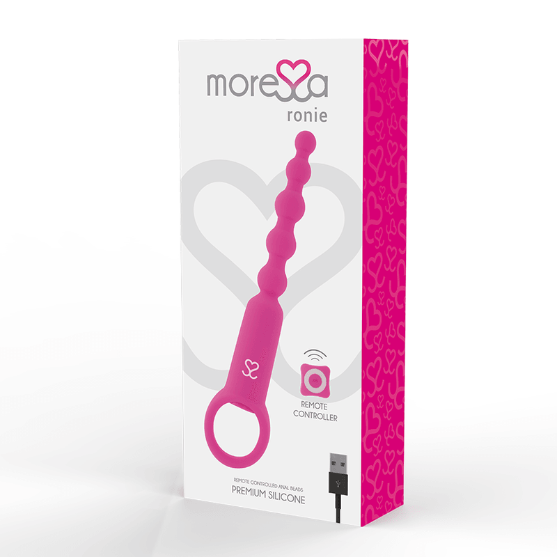 Plug anal com controlo remoto - MORESSA RONIE - rosa - sentimentosocultos