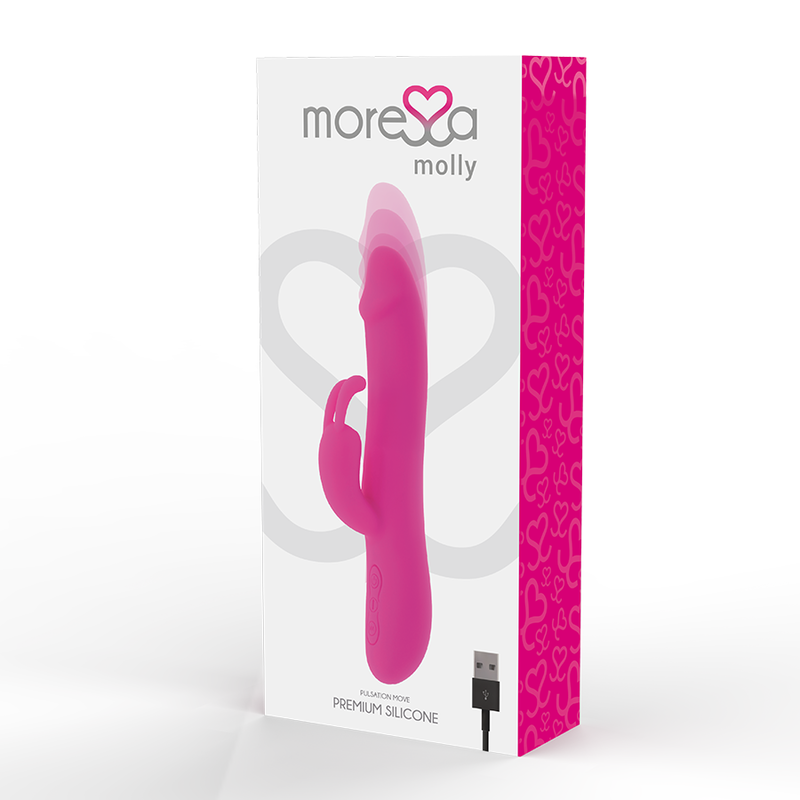 Vibrador de silicone premium recarregável - MORESSA MOLLY - sentimentosocultos