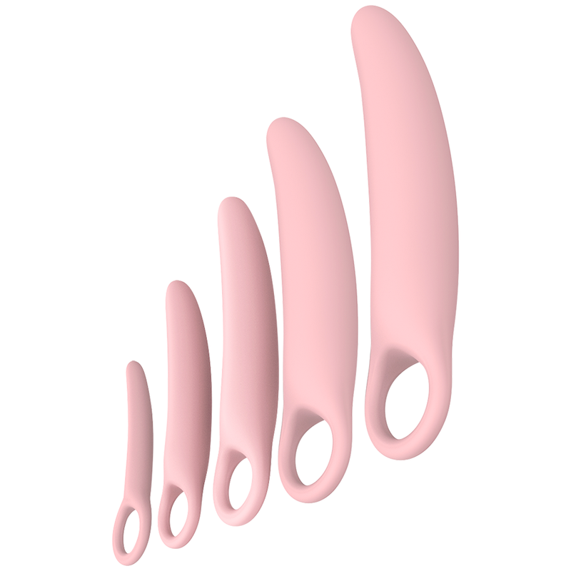 Dilatador vaginal de silicone - INTIMICHIC - 5 peças - sentimentosocultos
