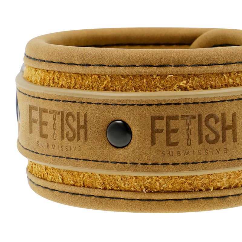Punhos vegan de couro para tornozelo - FETISH SUBMISSIVE ORIGIN - sentimentosocultos