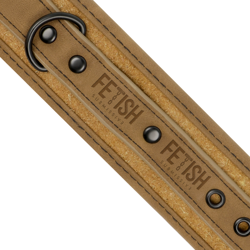 Punhos vegan de couro para tornozelo - FETISH SUBMISSIVE ORIGIN - sentimentosocultos