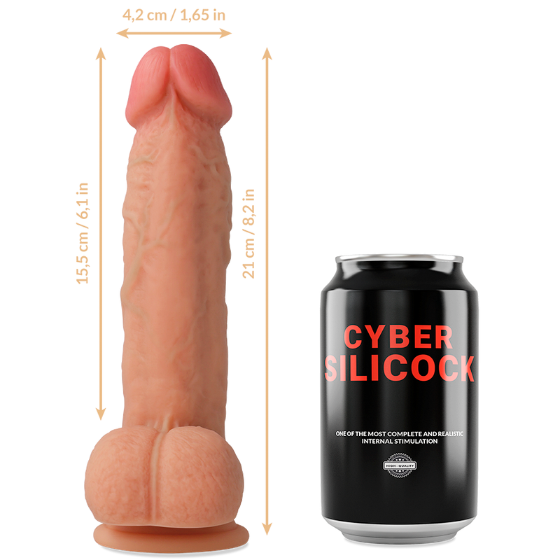 Pénis Realista de silicone soft liquid CYBER SILICOCK SAUL ULTRA - sentimentosocultos