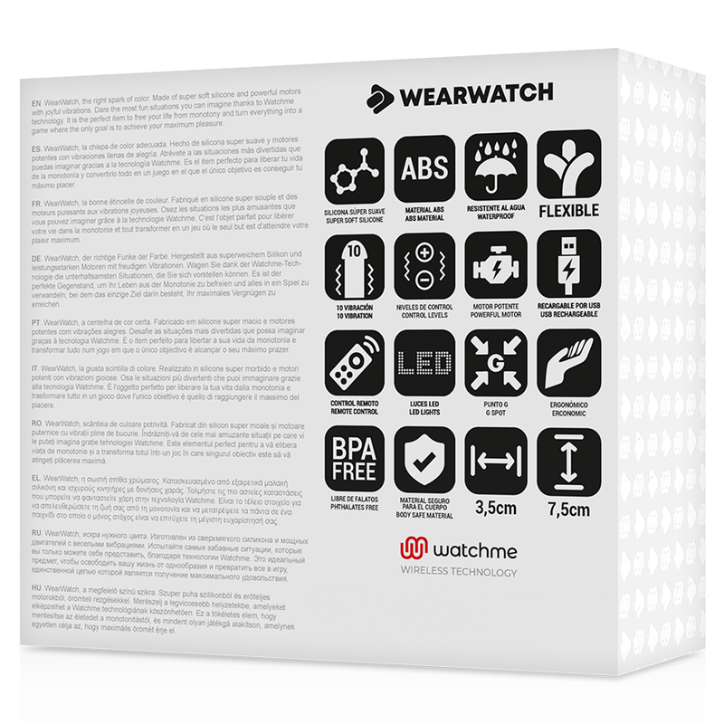 Ovo vibrador para casais WEARWATCH com Tecnologia sem fios - sentimentosocultos