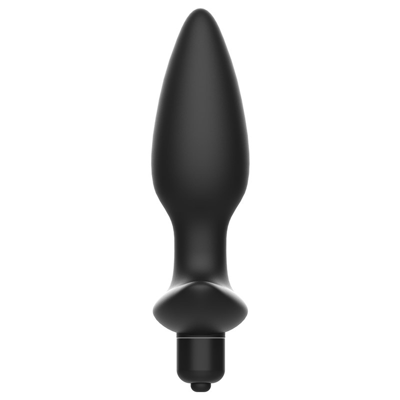 Massajador Plug anal com vibração - TOYS TOYS - Preto - sentimentosocultos